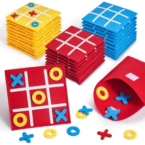 30 Pack Tic Tac Toe Party Favors for Kids, Felt Travel Board Games with Storage Pouch, Classroom Prizes, Goodie Bag Stuffers, Birthday Gifts for Students(Classic)fidget toys