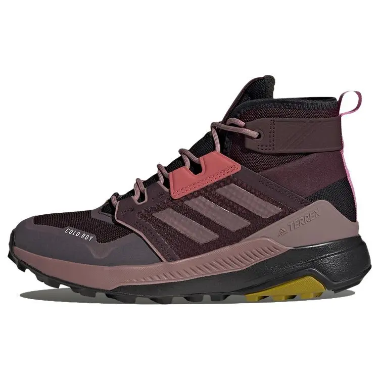 adidas Terrex Trailmaker Mid Fabric Leather Shock Absorbing Slip Resistant Durable Waterproof High Top Outdoor Functional Shoes GY6762