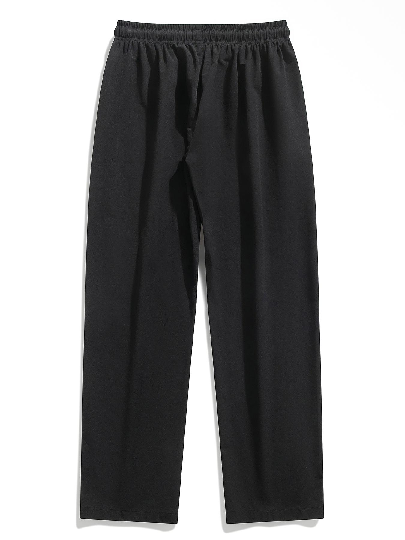 Men's Letter Tape Waistband Sweatpants, Regular Fit Casual Comfy Jogger Pants for Daily Wear, Men's Trousers for Summer, Athleisure Style Bottoms