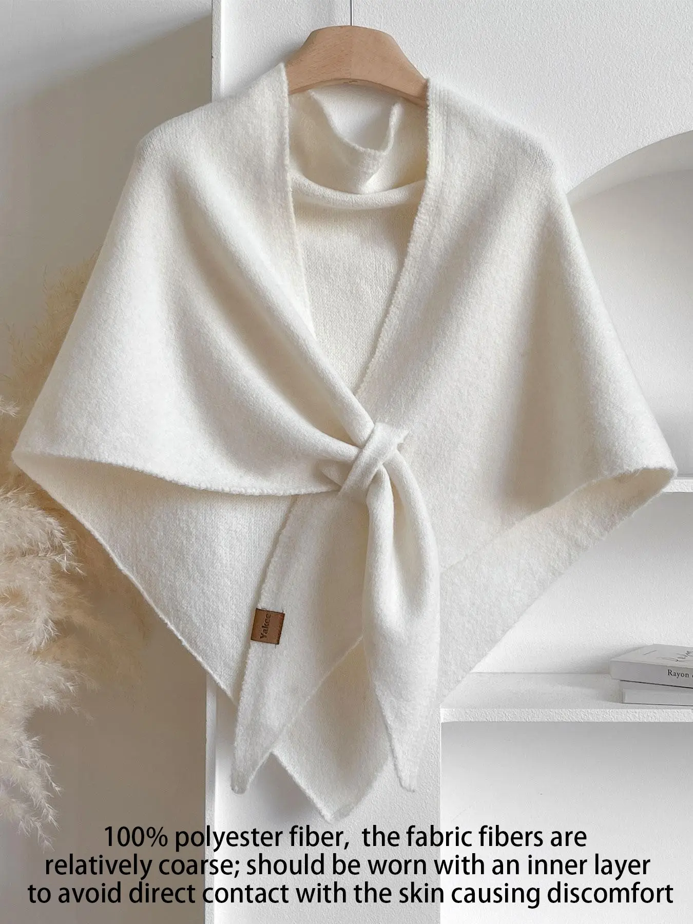 Women's Solid Color Scarf, Casual Soft Comfortable Shawl for Daily Wear, Fashion Accessories for Women & Girls