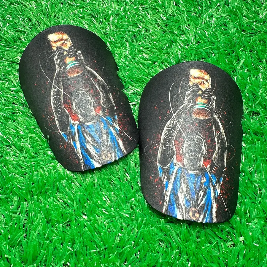 1 Pair 12x8cm Plastic Soccer Shin Guards, Matte Simple Style, Rounded Edges for Safety, Ideal for Elementary School Sports Events, Soccer Gear, Soccer Equipment