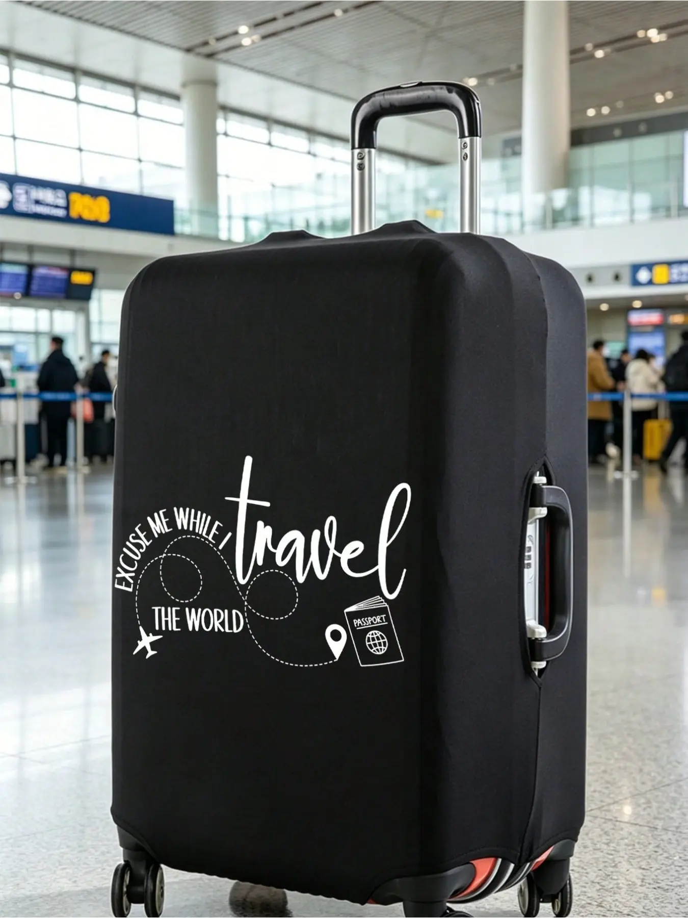 Durable Luggage Protector Case 18-32 Inches, Luggage Cover, Dustproof Scratch Resistant, Elastic Edge, Ideal for Travel, Business, Gifts