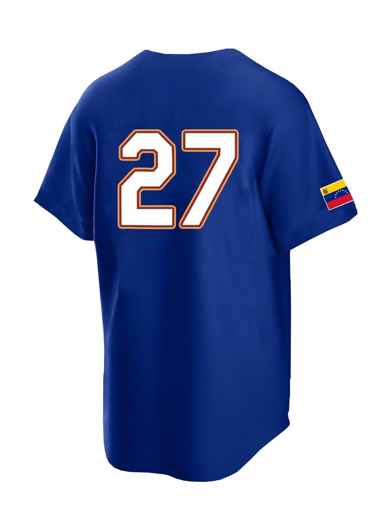 Men's Letter & Figure Patched Button Front Baseball Jersey,Casual Loose Short Sleeve V-Neck Baseball Top for Fall & Winter, Basebal Christmas Gifts, Men's Sportswear for Training & Competition, Workout Tops Sports Clothing