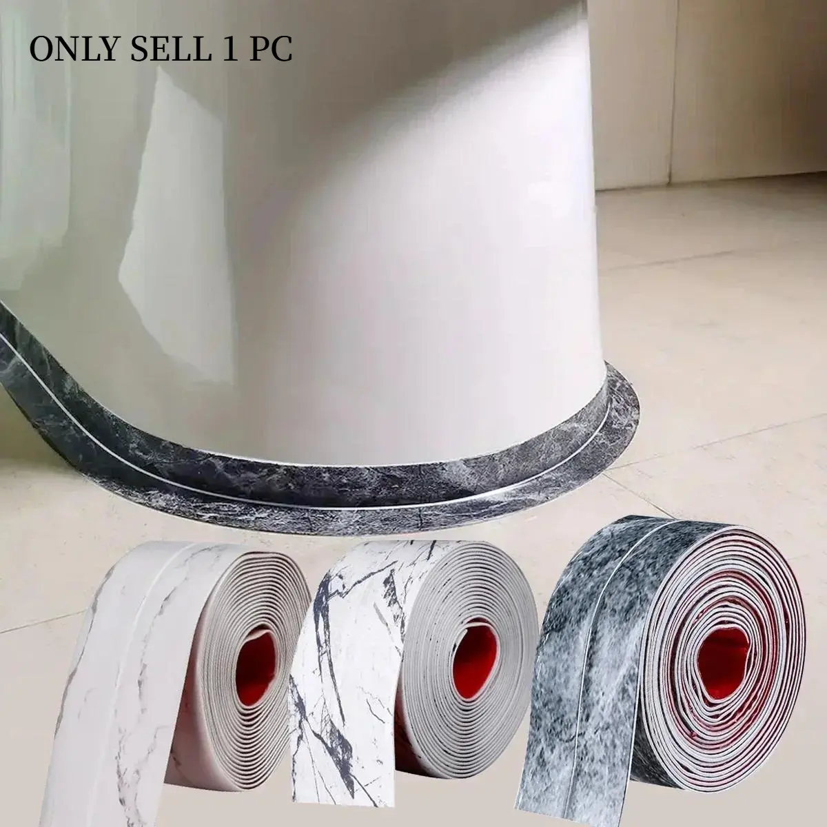 3.2 Meters Landscaping Decorative Anti-mold Stickers Kitchen Bathroom Seam Sealer Sink Corner Anti-mold Waterproof Adhesive Tape 2025