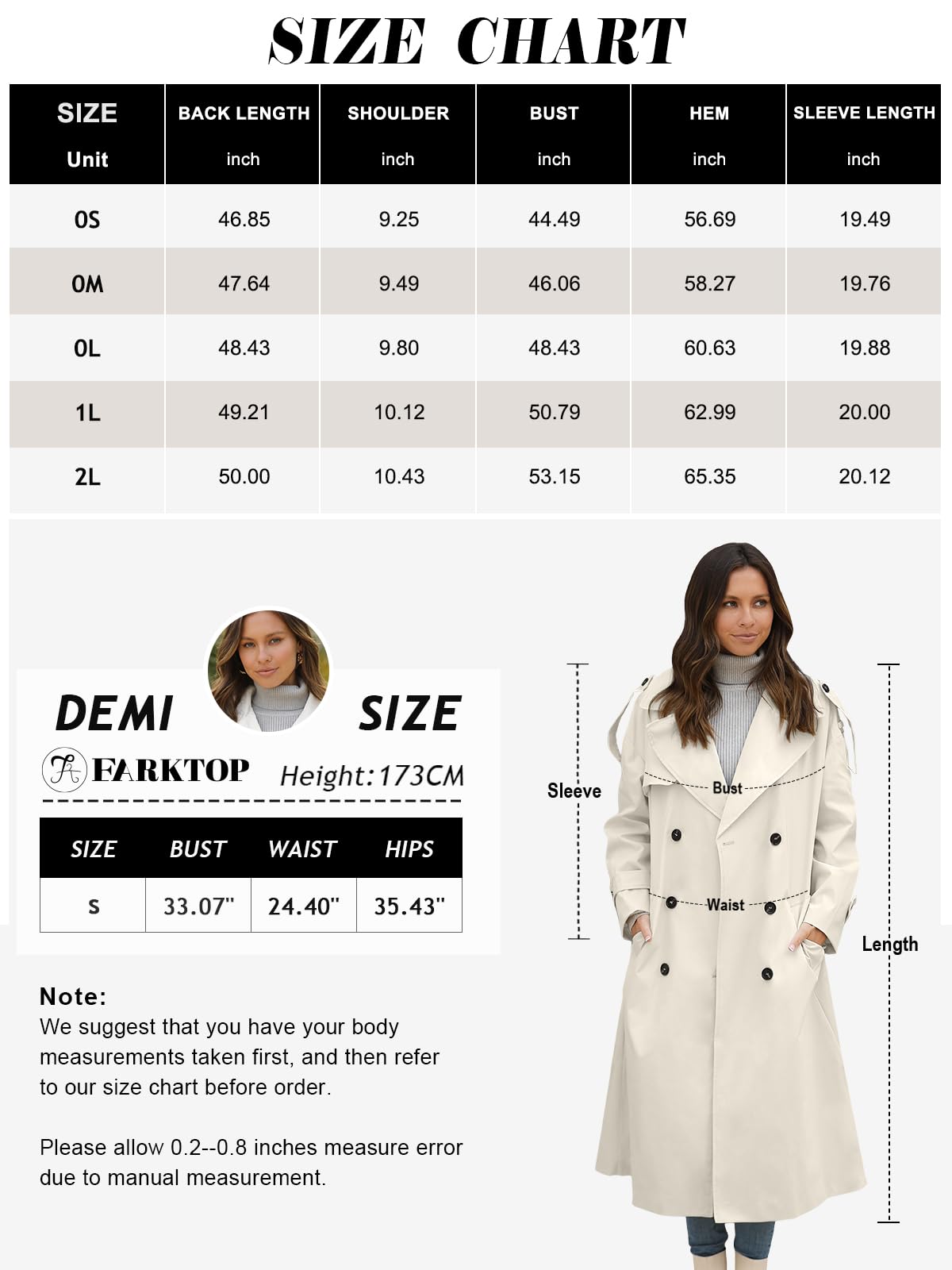 Imily Bela Womens Oversized Long Trench Coat Double Breasted Lapel Windproof Overcoat with Belt SpringStatements