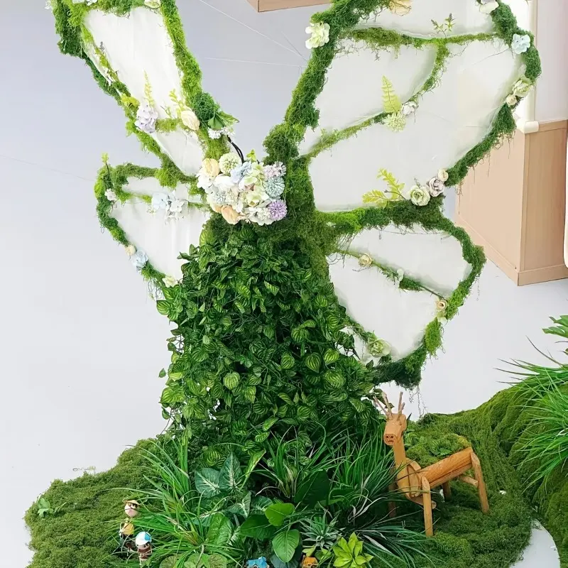 1Packs of Artificial Moss - Realistic Green Moss Handicrafts, Decorative Potted Artificial Faux Plants, Decorative Fake Plant, Fairy Tale Garden Decor, Table Centerpiece, Wedding Party Decor