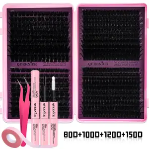 Slender False Eyelashes, Diy Lash Kit, Multi-Functional Eyelash Book 50D–150D with Mixed Natural Thick Eyelash Clusters (8mm–16mm), Mega Volume Lashes, DD Curl Lashes for Daily Makeup, Beginner-Friendly Reusable Eyelash Falsies, Individual Eyelash Kit