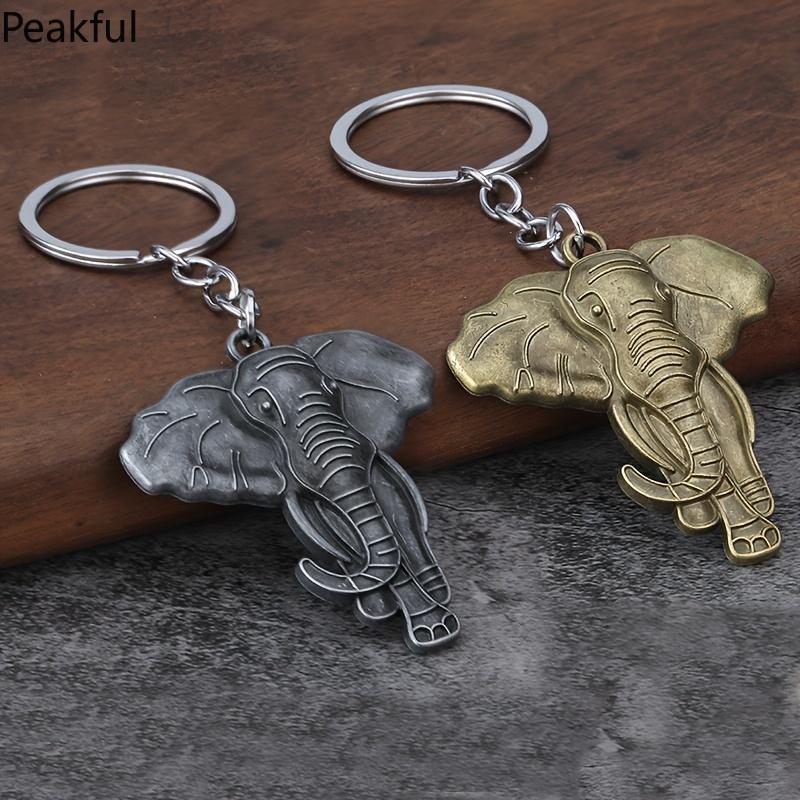 2/3PCS Zinc Alloy Elephant Keychain – Cute Animal Pendant, Perfect Bag Charm & Car Keychain, Unique Travel Souvenir Gift, Stylish Key Holder for Men & Women, Ideal for Everyday Use