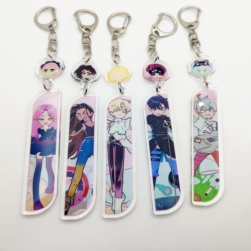 ALIEN STAGE IVAN & TILL Gift Toy Figures Acrylic Keychains Anime  Figure Ornament Accessories Desktop Ornaments Car Keychain