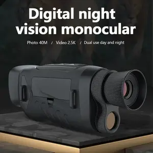 32G Digital Night-Vision Monocular 40MP 2.5K Infrared Telescope 984ft Night-Vision Distance 6X Optical Magnification 8X Digital Zoom