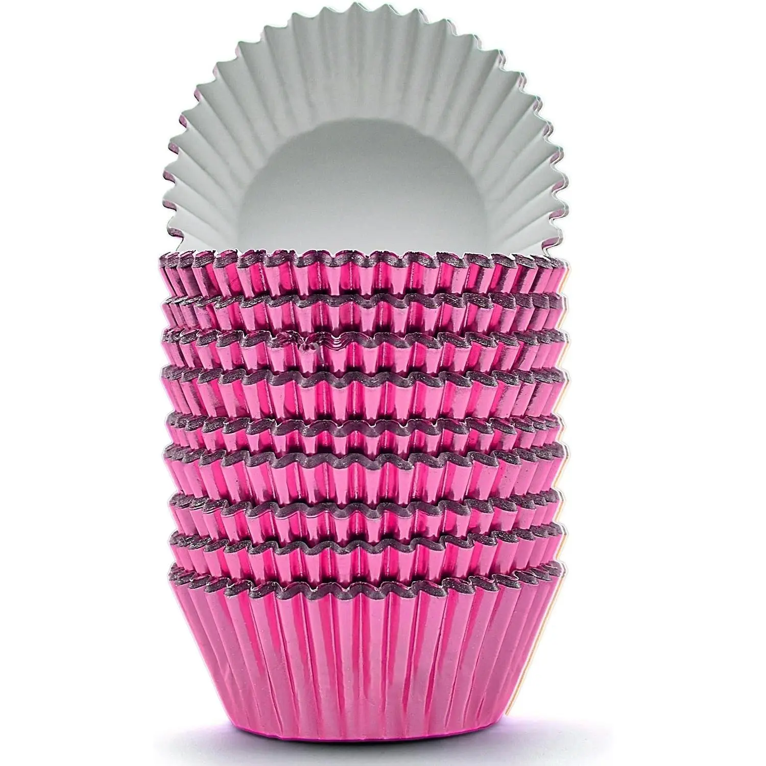 200 count  Foil Cupcake Liners Standard Baking Cups Muffin Paper Cases