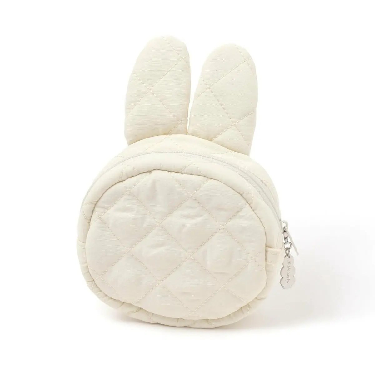 Kawai Miffy Rabbit Coin Purse Cute Cartoon Miffy Rabbit Portable Quilted Cosmetics Coin Purse Earphone Data Cable Storage Case