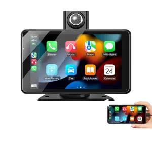 Venbes 7-Inch Wireless Carplay Android Auto Dash Cam, Portable Multimedia Player, Touchscreen, Bluetooth-compatible, Display Screen