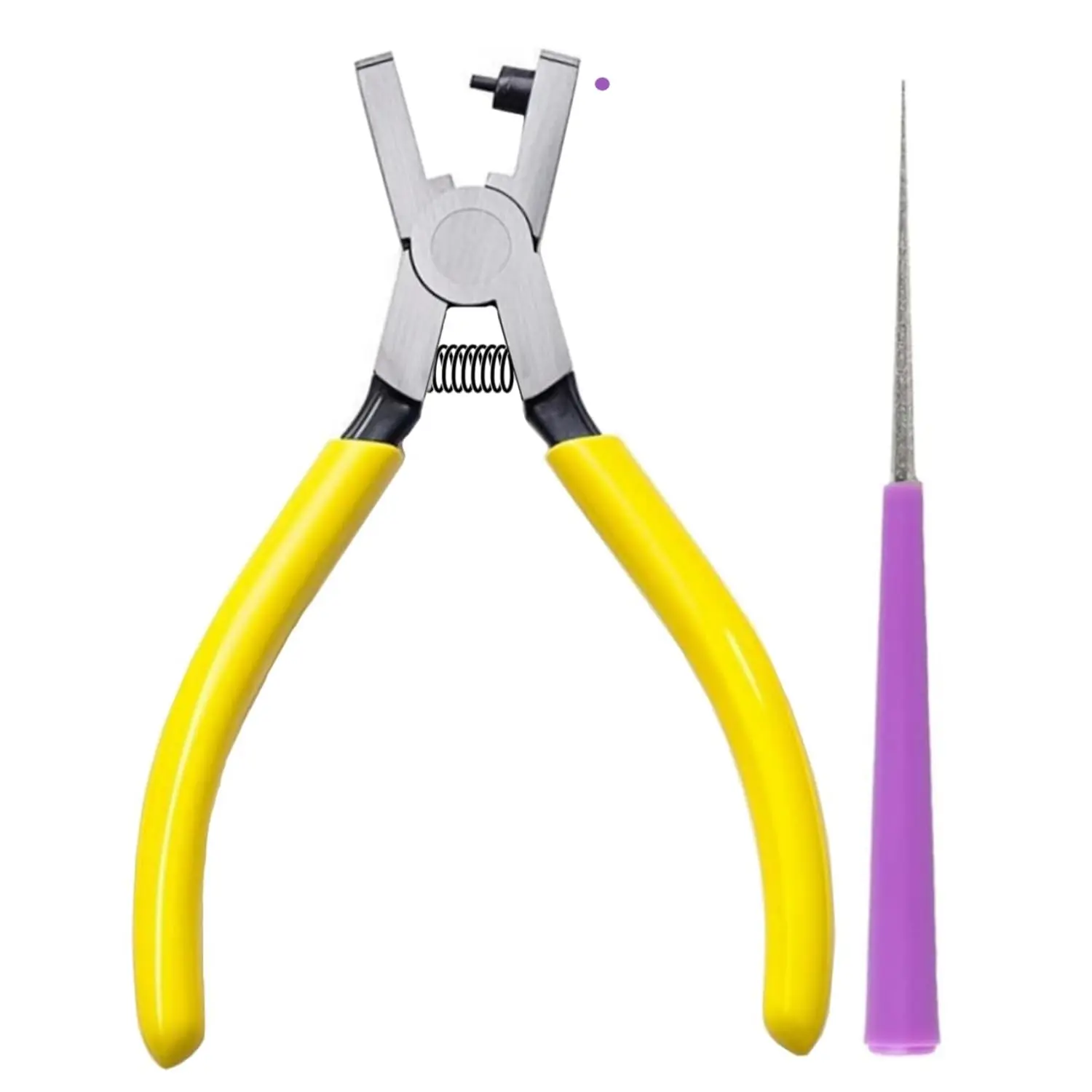 Sheet Metal Hole Punch, 2mm Small Round Hole Puncher Pliers | for Shoes Straps, Watch Band, Thin Leather, Crafts DIY Fabric