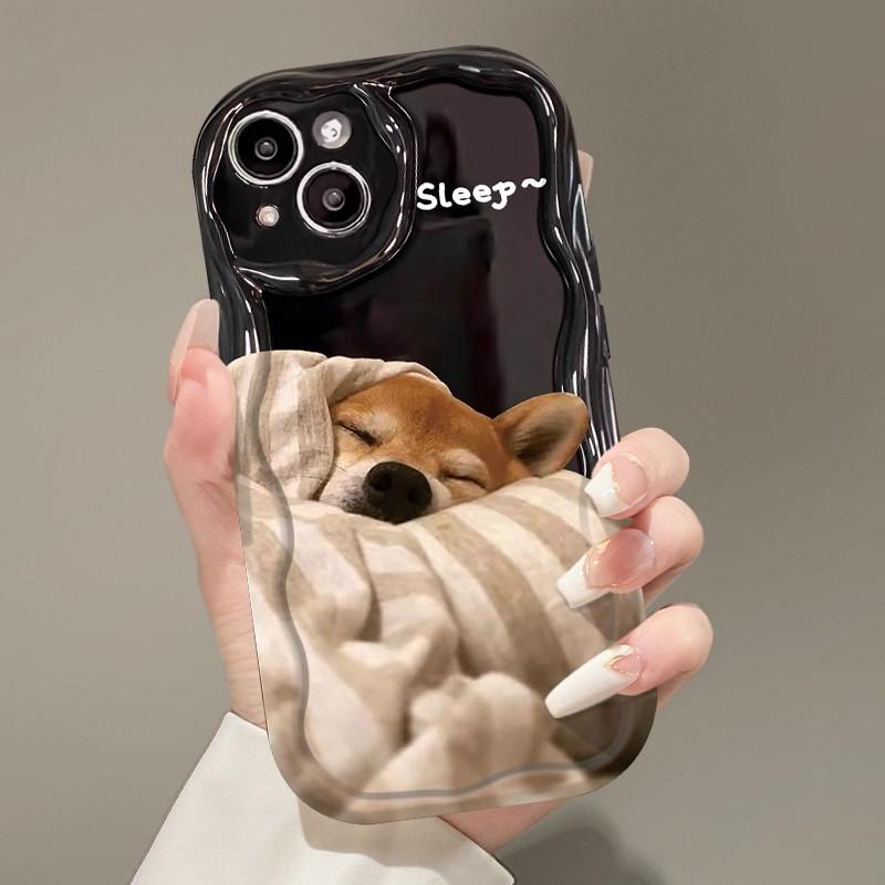 Trending TPU Phone Case with Adorable Meow Sleep Design - Shockproof ...