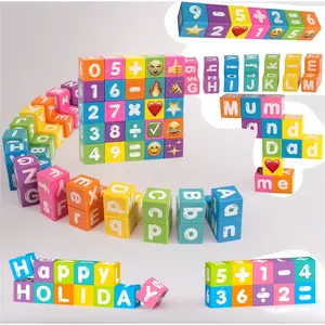 1-Inch Magnetic ABC & Number Blocks - Safe Size Preschool Educational Toy |   Essential Classroom & Home Learning Gift for Toddlers and Kids Ages 3+