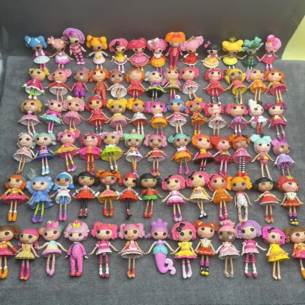 Original Lalaloopsy Little Sister PVC Dolls, 8-10cm, Multi-Style, Girls' Holiday Gifts, Classic Novelty Stress Relief Toys