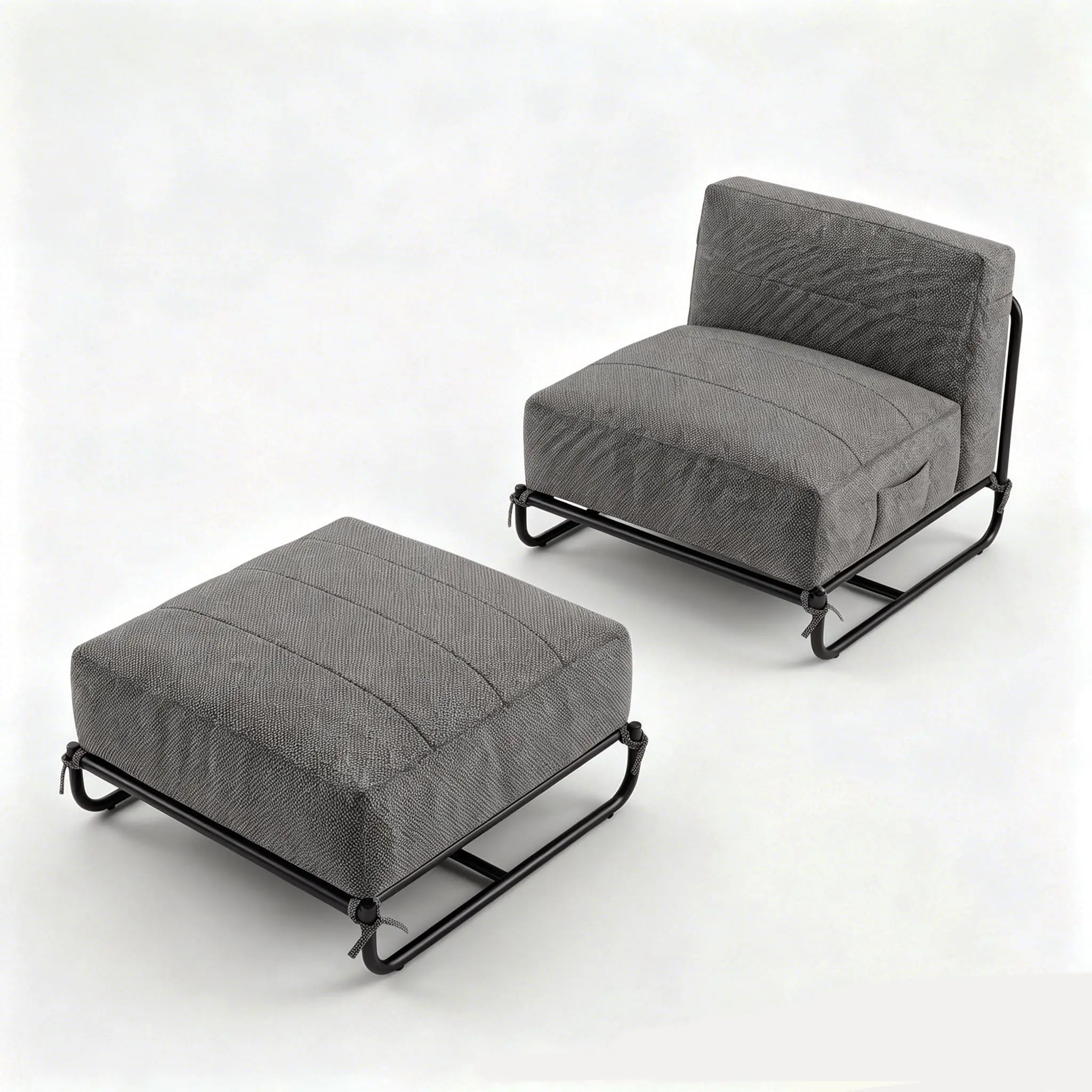 🛋️ 3-in-1 Outdoor Patio Daybed with Memory Foam – Olefin Fabric & Steel Frame, 400 lbs Capacity, Waterproof & Stain-Resistant for Backyard, Deck & Poolside! ✨