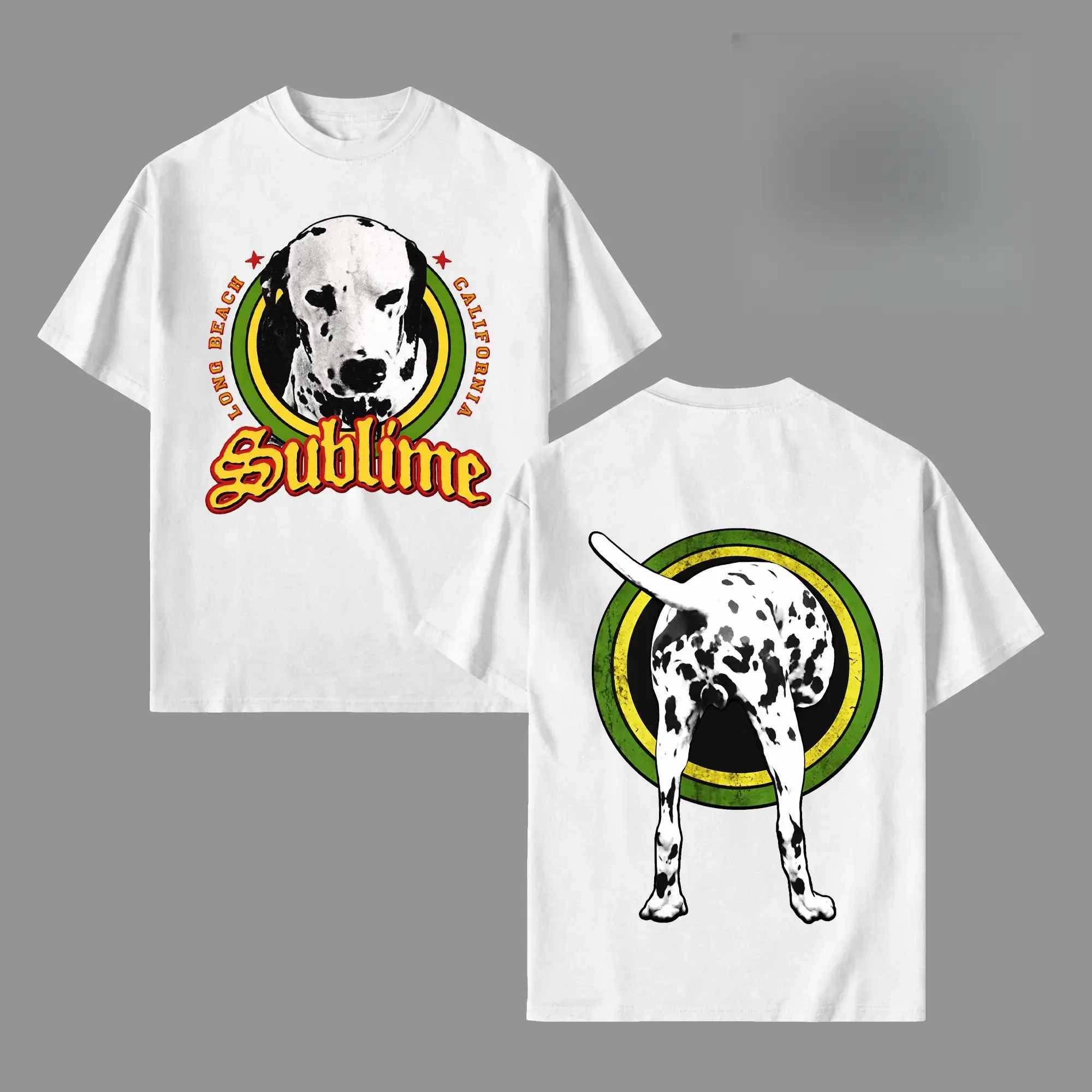 Sublime Dog Logo Graphic T-Shirt, Oversized Cotton Tee, Reggae Ska Punk Shirt,Sublime Dalmatian Dog Graphic Tee, Long Beach California Reggae Style Shirt, Vintage Graphic Tee deo merchEverydayOutfit, ClothesForYou