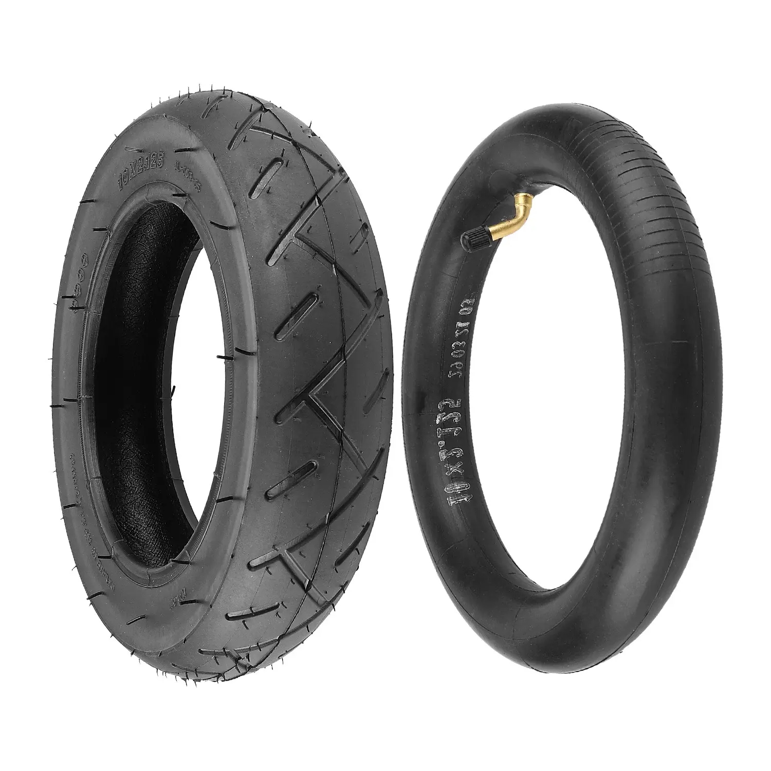 10x2.125 Electric Scooter Tire Set – Inner & Outer Tube for Xiaomi, Ninebot, Hoverboards| Puncture-Resistant, High-Grip Tread