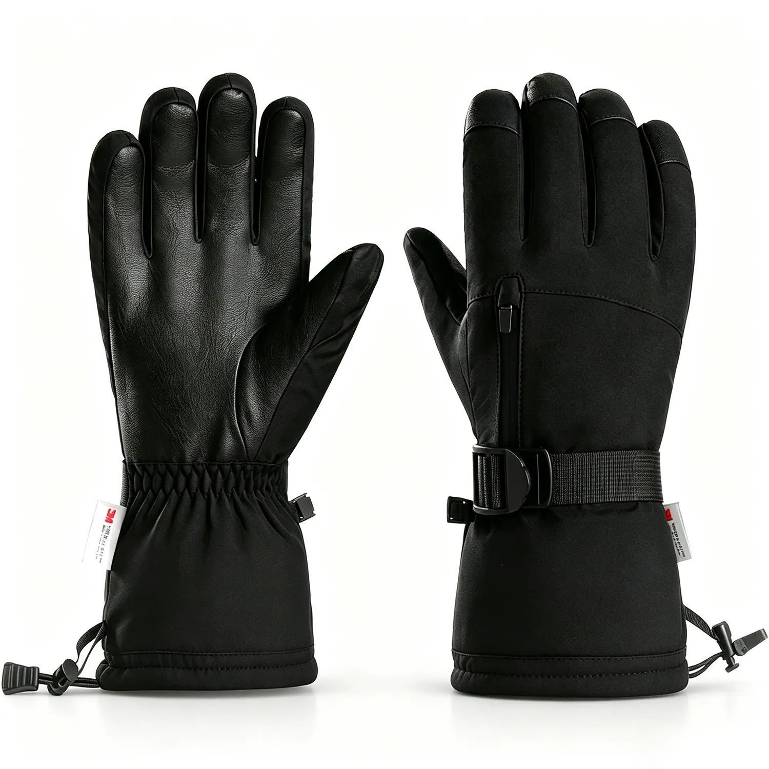 Waterproof Ski Gloves with 3m Thinsulate, Touchscreen Compatible Snowboard Gloves, Stay Warm in Winter, Ideal for Outdoor Activities