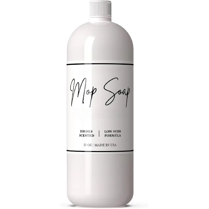 Mop Soap Highly Scented Fragrance, Long Lasting Luxury Floor Cleaner for Hardwood, Tile, Laminate & Stone, Low Suds No Residue Formula, All Mop Types, Made in USA, 32oz Red Crystal Fragrance