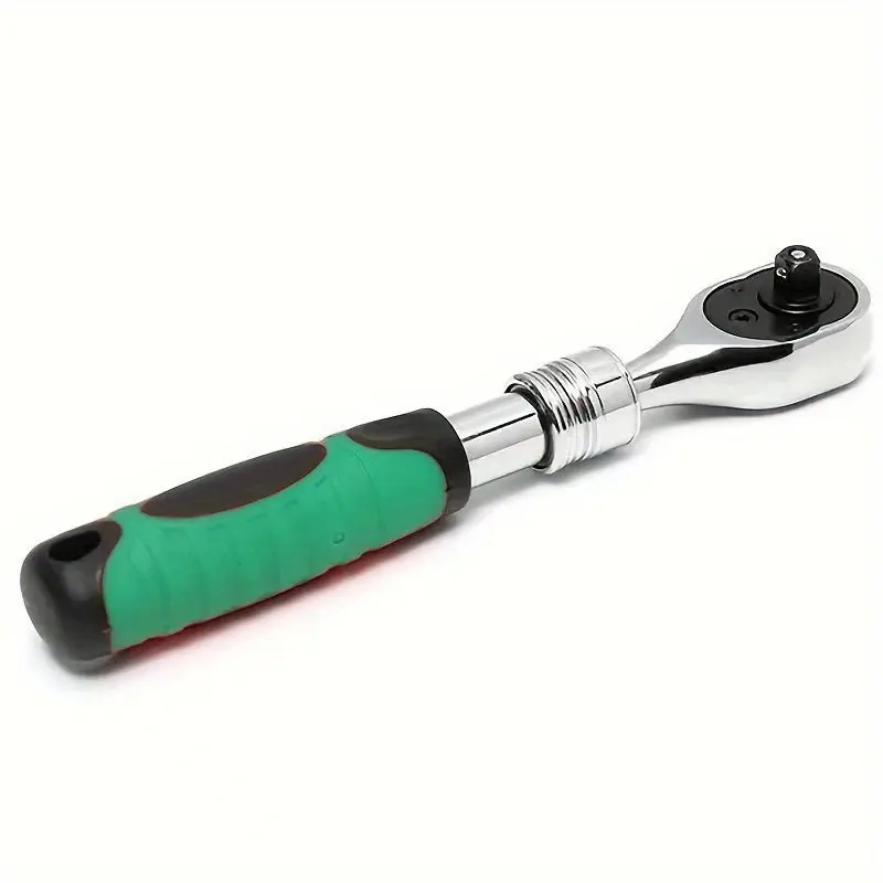 72-Tooth Extendable Ratchet Wrench – Durable Alloy, Multi-Size Quick-Socket, Ergonomic for Auto Repair & DIY