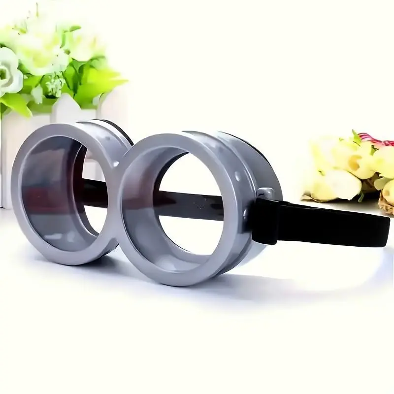 Funny 3D Round Party Glasses Without Lenses, Unique Role-Playing Accessory, Party Props, Durable and Comfortable, Perfect for Halloween, Christmas, Graduation, Birthday, Events