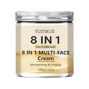 Yuitikue Eight-In-One Multi-Effect Repair Cream, Rich Lotion Texture, Moisturizing and Firming, Improves Fine Lines and Dryness, Full Face Care
