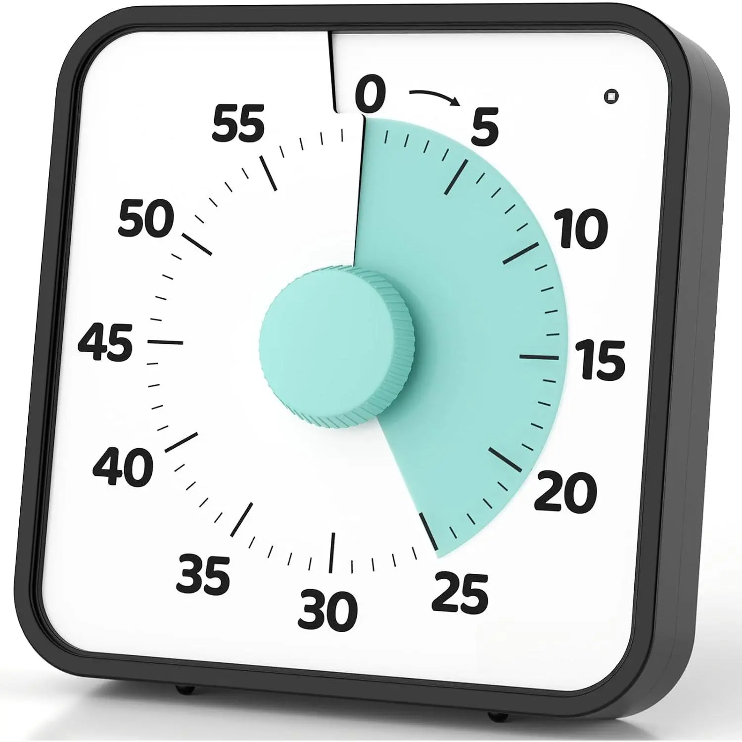 7.5-Inch Large Visual Timer, 60-Minute Classroom Timer  | Non-Ticking, 3-level Volume, 3  Modes,  Countdown Timer for Classroom Kitchen Office ,   Included