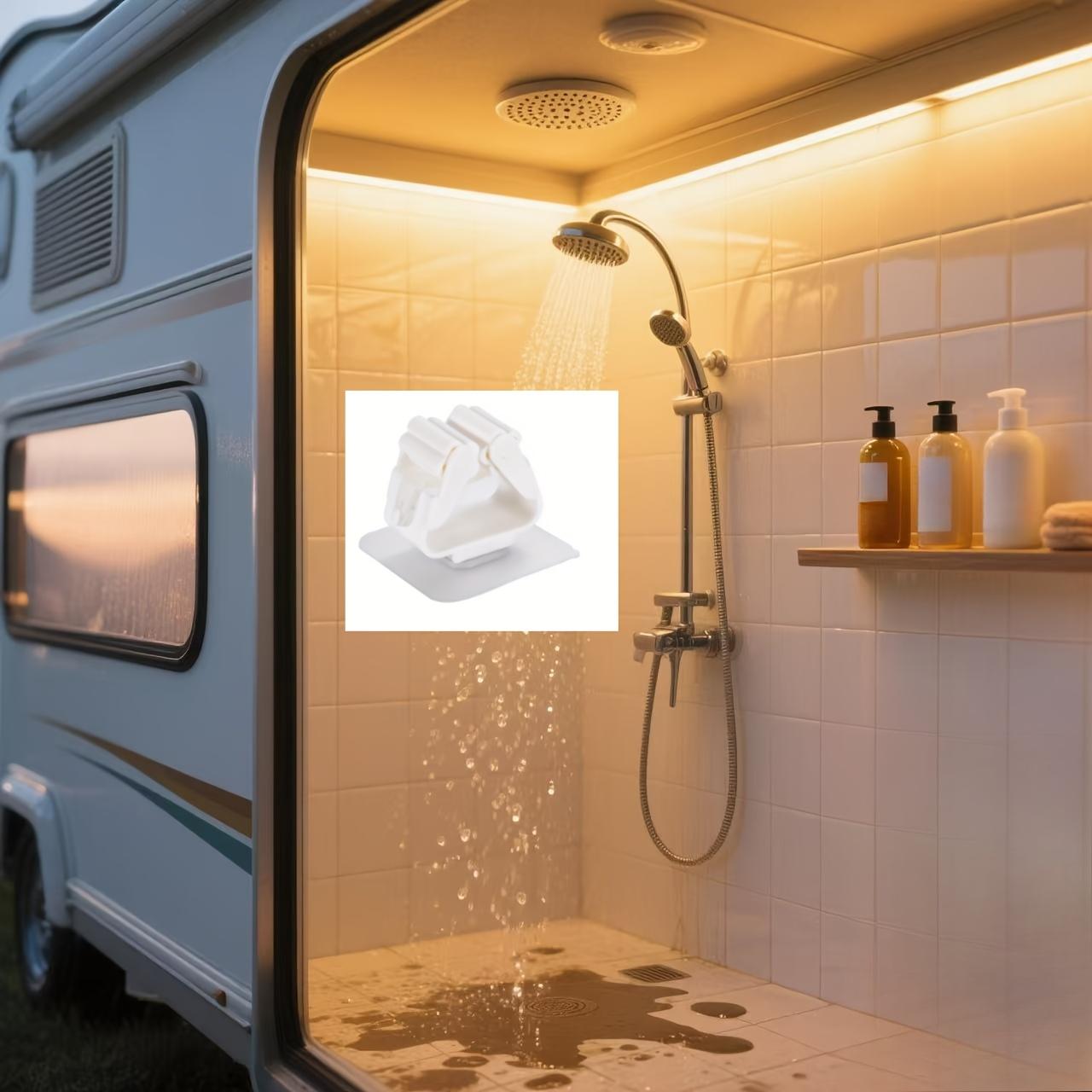 Versatile No-Drill Holder (2-Pack) - Keeps Cleaning Tools Accessible & Organized in Any Room, Home or RV | Mounting Clip / Mop Clip