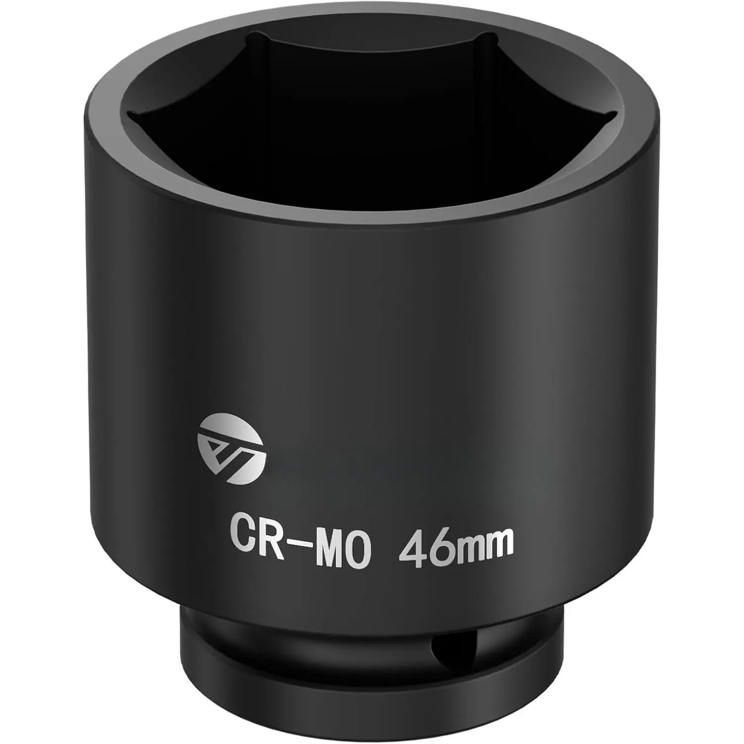 3/4 Inch Drive Metric  Socket 46mm, 6-Point Design, Heat-Treated Chrome Molybdenum Alloy Steel, Spindle Axle Nut Socket for Auto Repair, Easy Removal