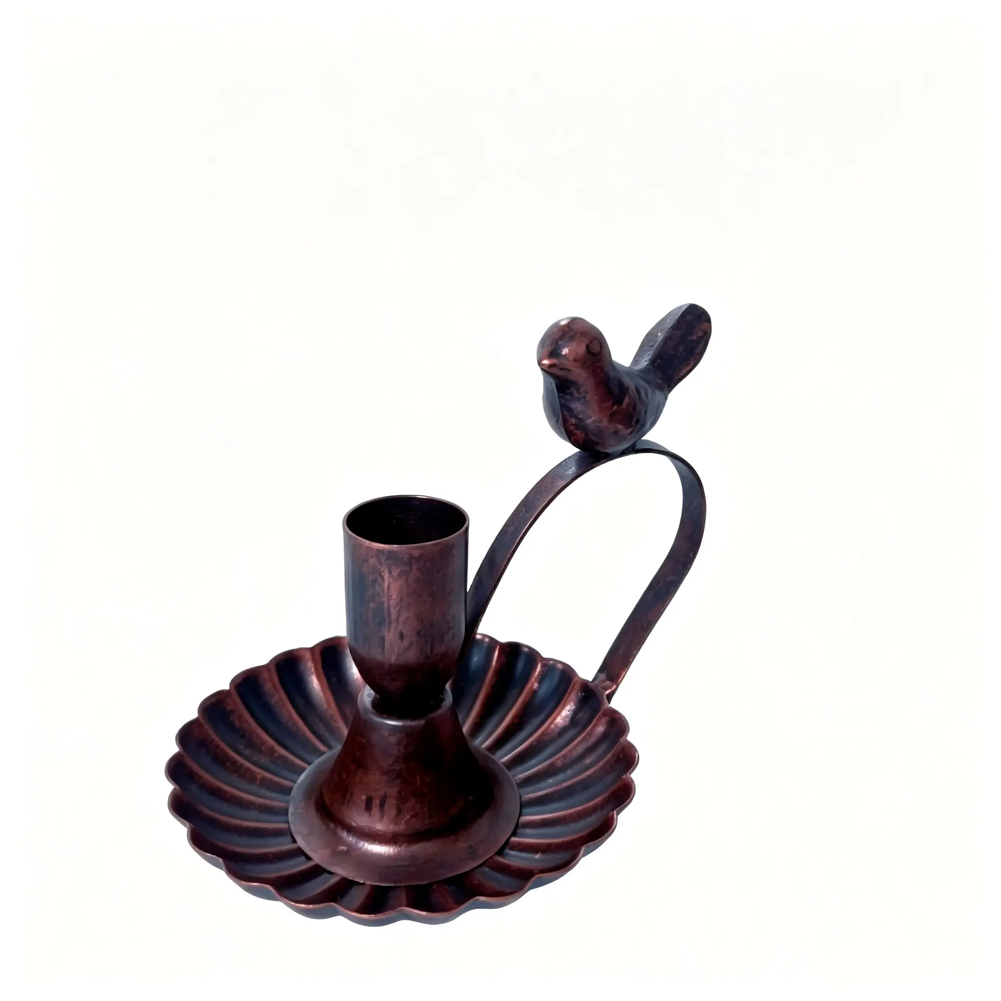 Vintage Bronze Bird Candle Holder, Nordic Style Home Decor, Living Room Dining Table Decoration, Atmosphere Photo Prop, Vintage Candle Stand, Decoration Items