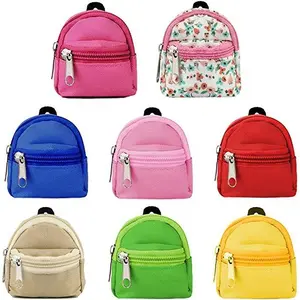 Amazon BJD Doll Backpack 8cm Doll Backpack Double-Layer Coin Purse Small School Bag for Dolls,Red,keychain,makeup,Christmas,Themed,Labubu,Outfit,Set