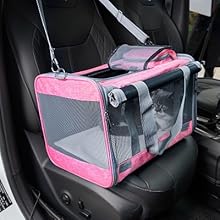 Soft-Sided Pet Carrier for Large Cats | Cat Stuff for Indoor & Travel Bag Medium Cat 20lbs Washable with Privacy Curtains Home Outdoor