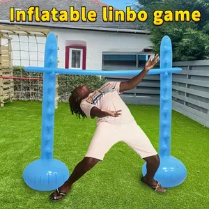 Inflatable Limbo Game Set for Adults – Sturdy & Fun for Family Events, Gatherings & Outdoor Parties, Interactive Lawn Activity for Party Lovers, USA Summer Celebration Vibe