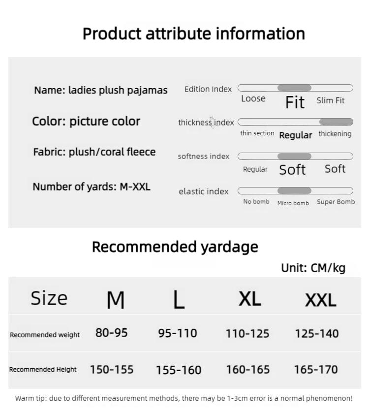 Autumn Winter Thickened Warm Women Loungewear Suit Cartoon Plush Hooded Bear Sleepwear Ladies Flannel Homewear Nightwear Set