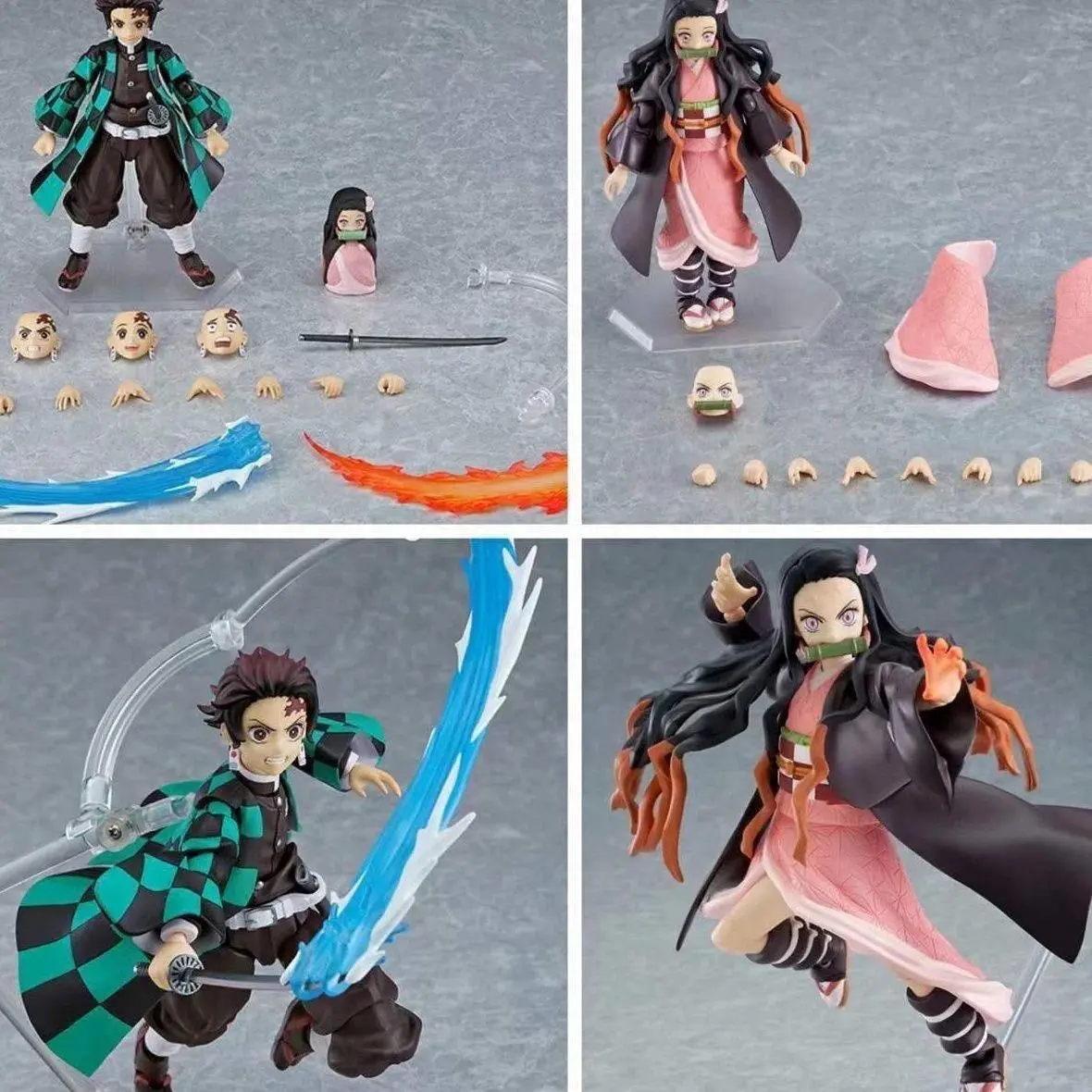 2026 new hot item Demon Slayer Figma Tanjirou Nezuko Anime Action Figure Model Kyoujurou Ornament Toys Collection Boys Girls