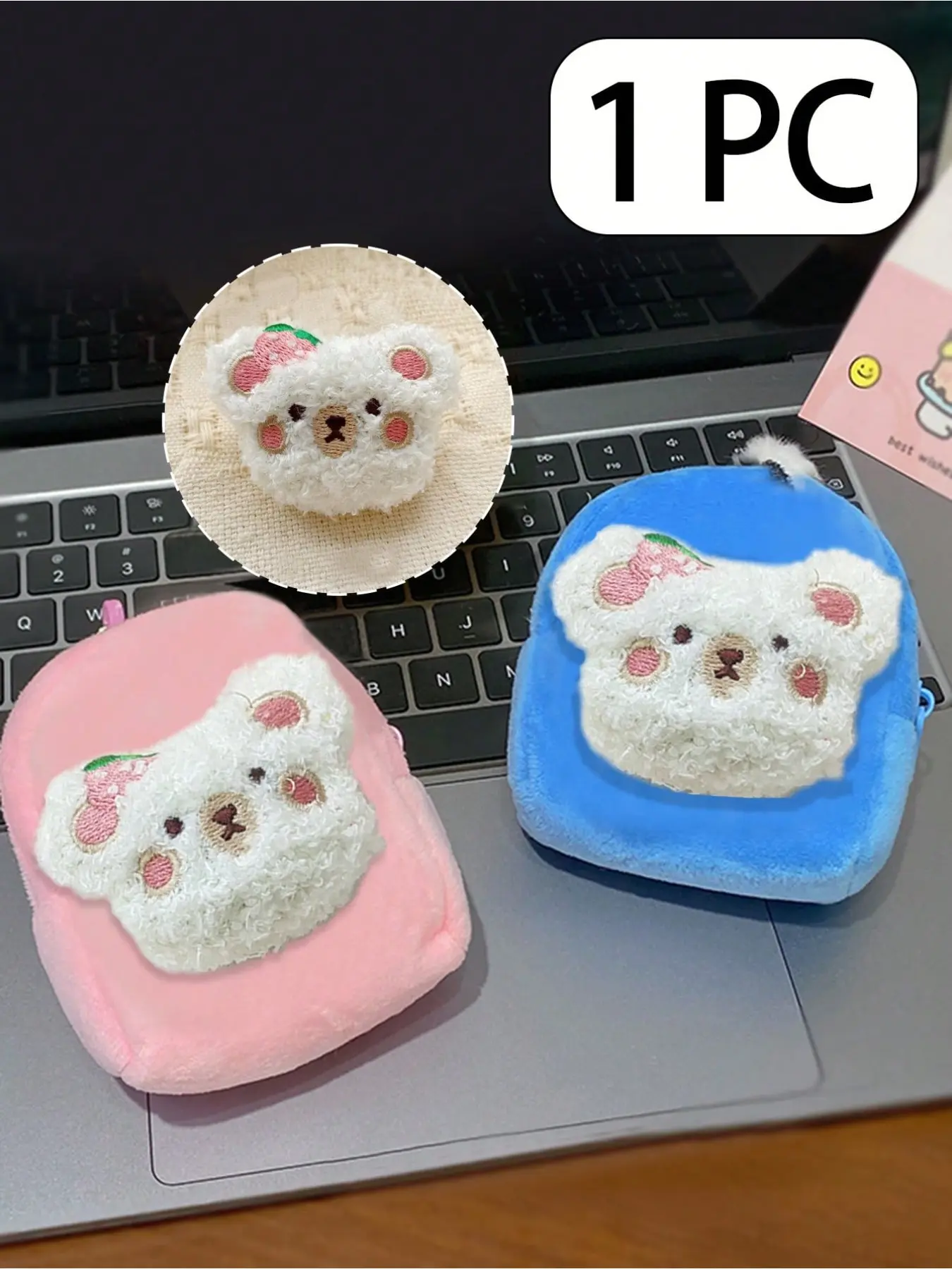 Cute Cartoon Design Small Backpack, Strawberry Cat Pattern, Ideal for Students & Teachers, Perfect Back-To-School Gift, Compact & Adorable