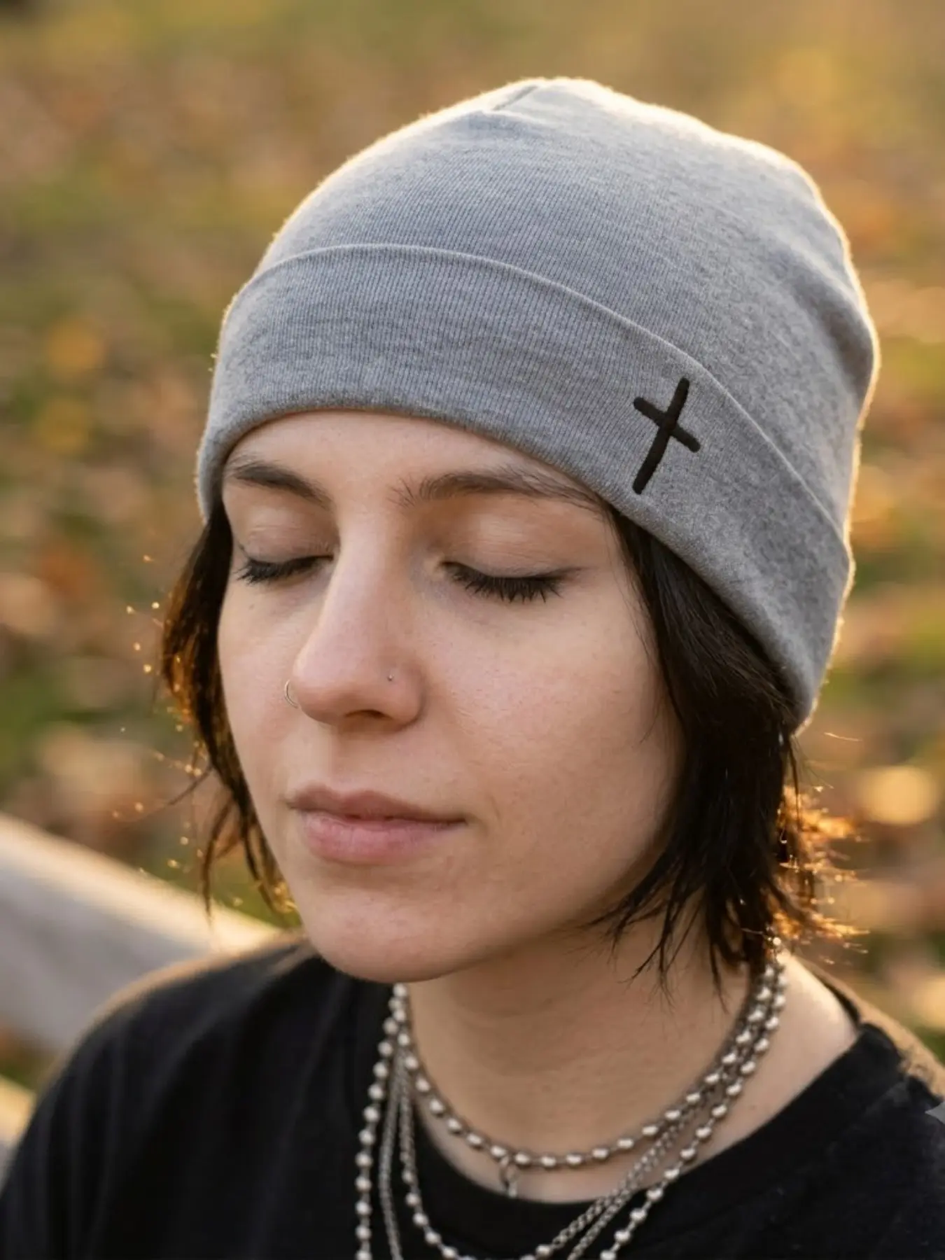 Y2K Fashion Embroidered Beanie Hat, Unisex Sporty Outdoor Running Cap, Breathable Stretchy, Stylish Casual, Perfect for All Seasons