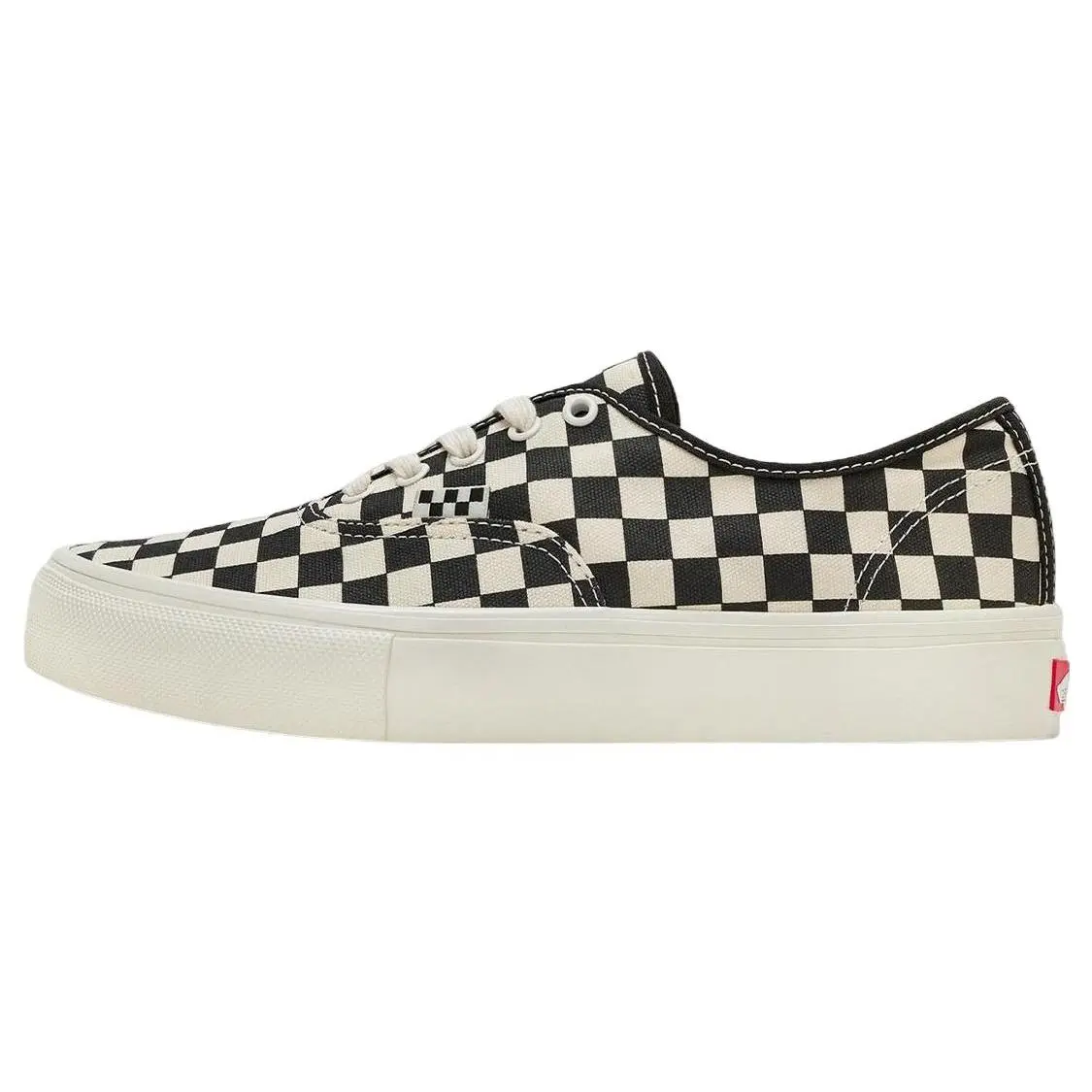 Vans Authentic Canvas Sneakers for Men and Women: Comfortable, Durable, Lightweight, Low-Top Checkerboard Design Verifiable, with credentials and supporting global authentication