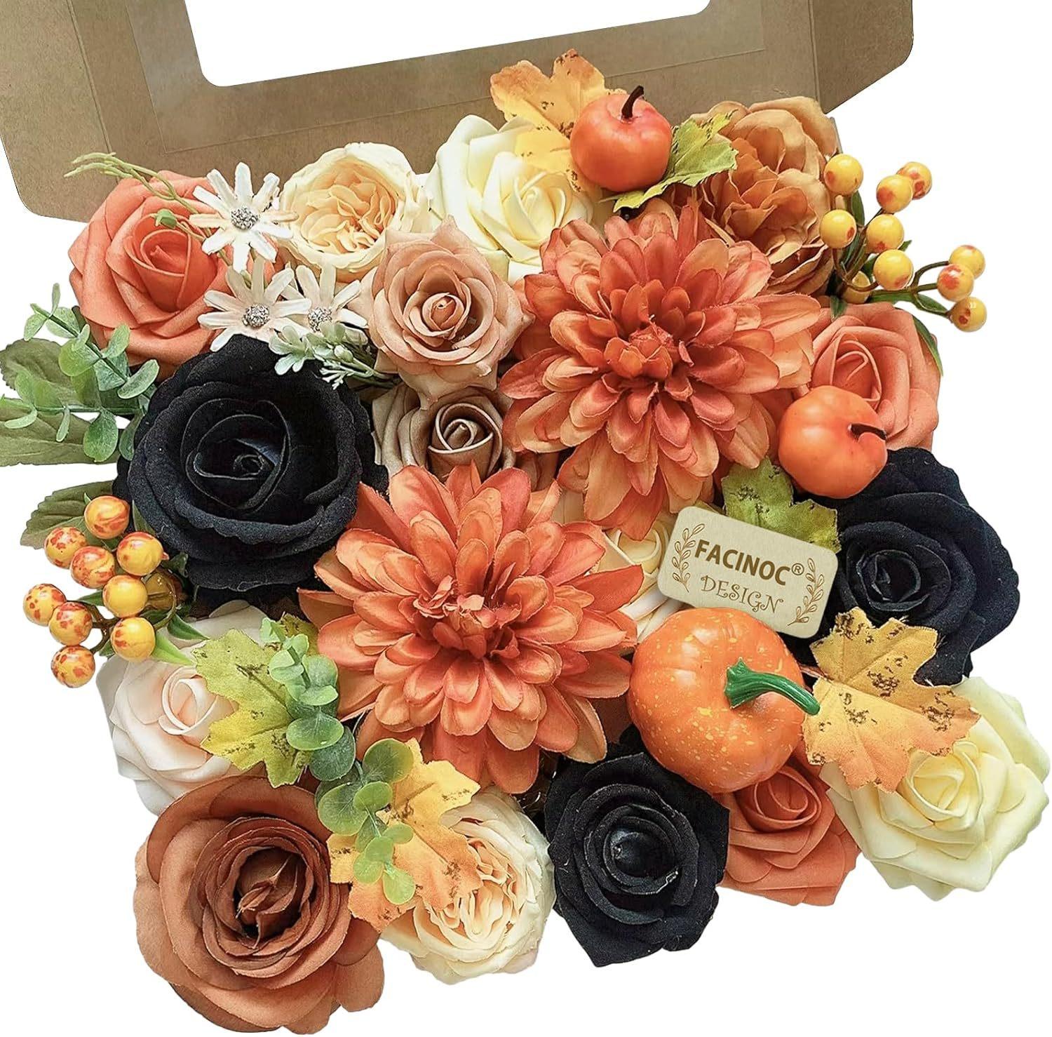 Aesthetic DIY Faux Rose Box Set| Real-Touch Artificial Flowers with Stems for Wedding Bouquets & Centerpieces| Romantic Forever Valentine's & Birthday Gift| Spring Home Decor