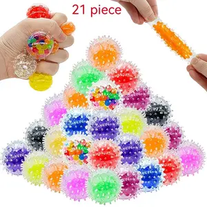 Multicolor Stress Relief Ball, Textured Squishy Ball for Festive Parties, Christmas Gifts, Halloween, New Year, School Awards, Bag Filler