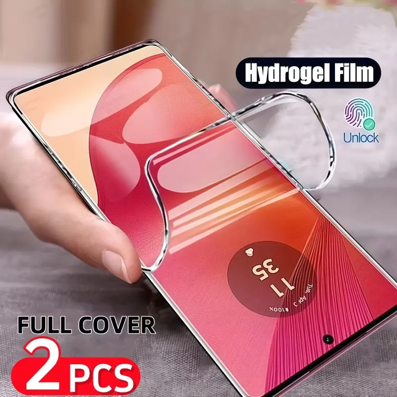 2PCS High-Definition Hydrogel Screen Protector for Galaxy S25Ultra/S25plus/S25/S24ultra/S24plus/S24/S23Ultra/S23+/S23/S22 Ultra/S22+/S22/S21Ultra/S21+/S21FE/S20plus/S20 Ultra/S20+/20 series Full Screen Coverage Anti-Fingerprint Note 20 Ultra/20/Ultra-Clea