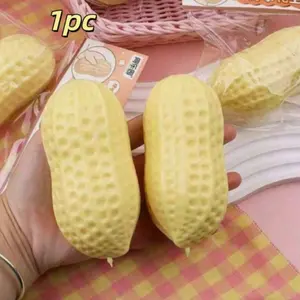 Giant Peanut Shape Stress Relief Toy, Soft Tpr Material, Pressure Relief for Kids and Adults, Perfect Birthday Gift, Portable Anxiety Reducer