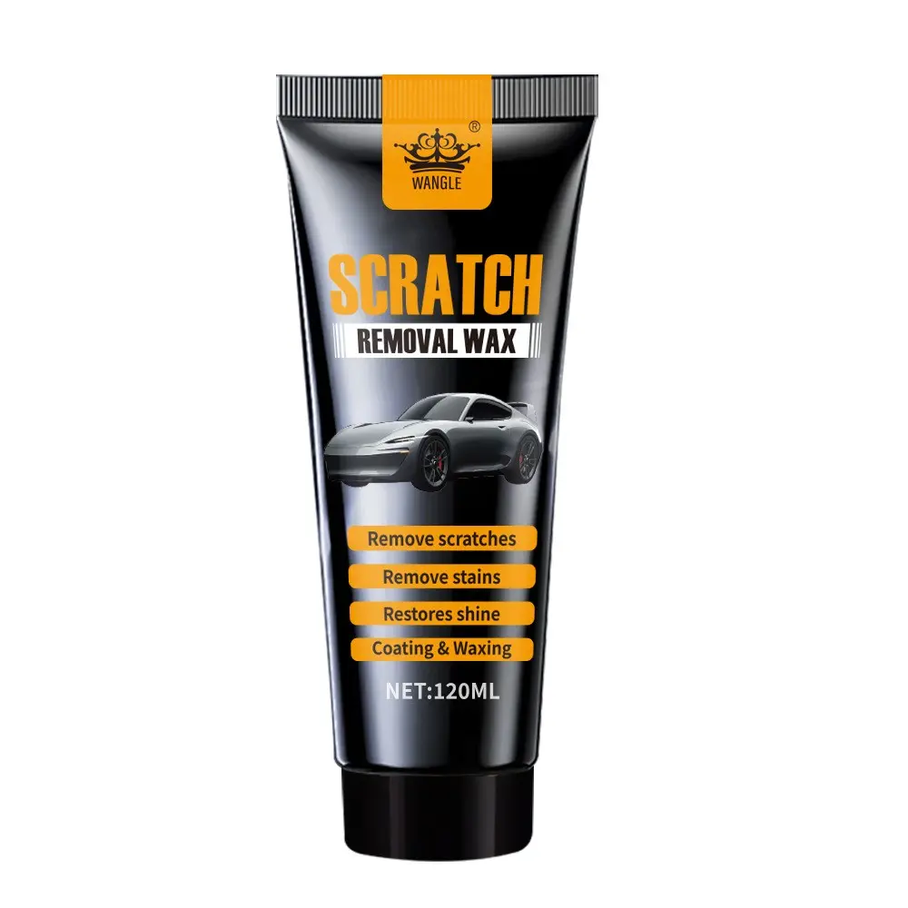 Car Scratch Care Cream 120ML, Paint Polish and Coating, Quick Repair Scratches, Car Scratch Remover, Protects Paint, Polishes and Cleans, Renews Scratched Surfaces