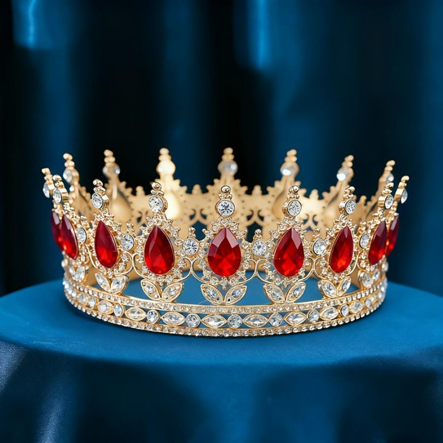 Exquisite Crystal Bridal Crown Headpiece Elegant Luxury Design For Weddings Birthdays And Formal Events Versatile Decor For Women And Cake Ornaments