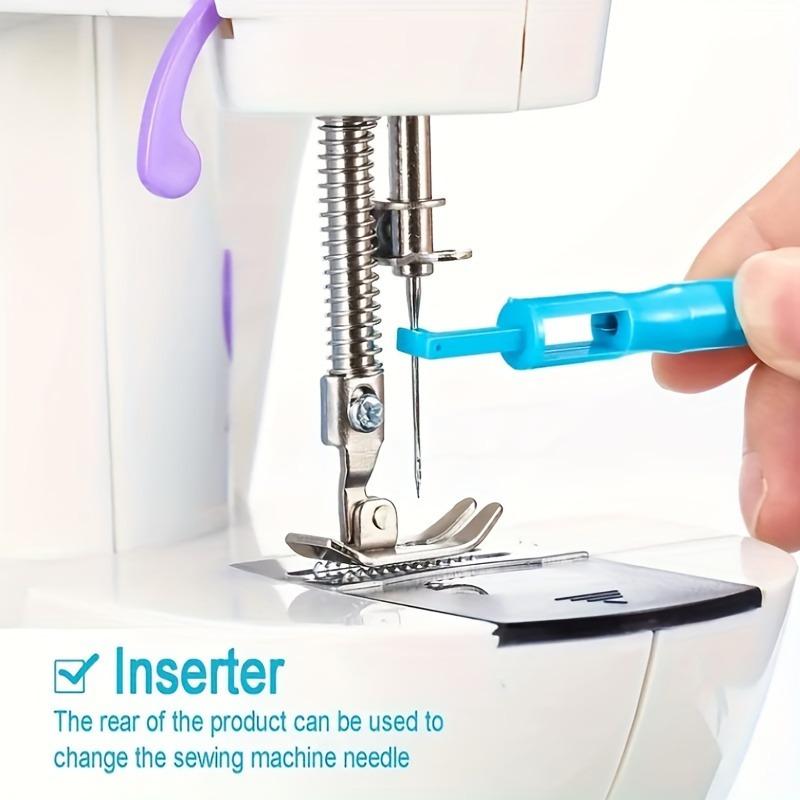 Automatic Needle Threader, Effortless Household Sewing Solution, Sewing Tools, Durable Plastic, Compact & Portable for Quick Sewing Needs