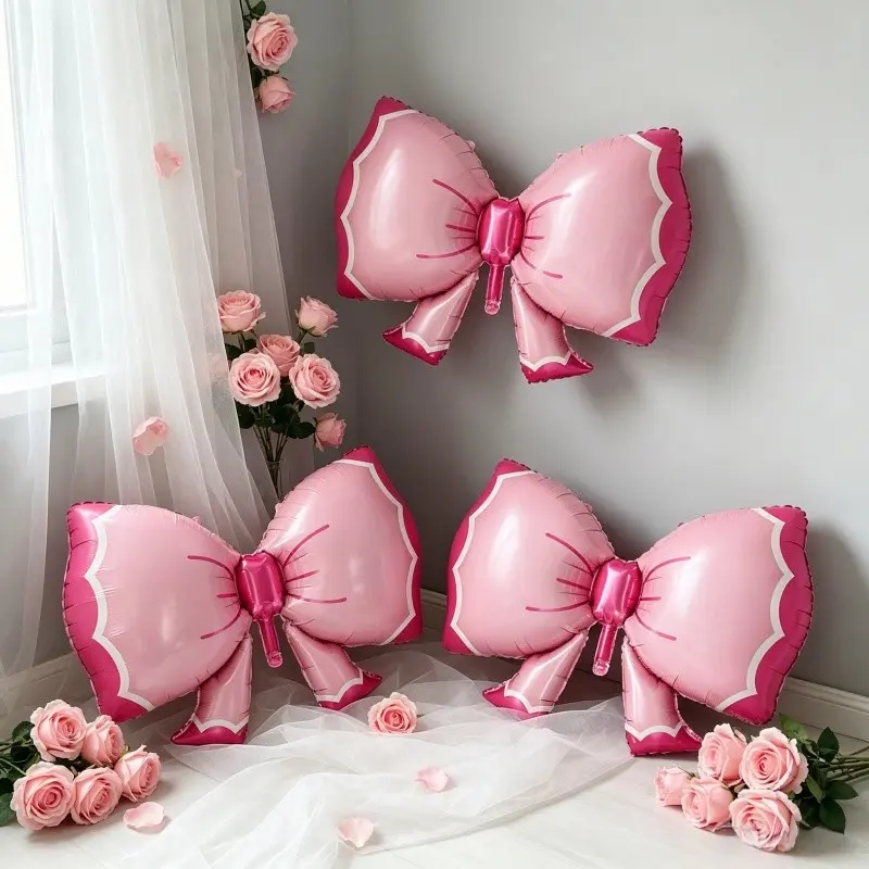 3pcs Large Butterfly Aluminum Balloons, Foil Balloons, Reusable, Durable, Perfect for Birthday Parties, Theme Events, Anniversary Celebrations, Kid Birthday Party Balloon
