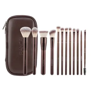 RANCAI Soft-Bristle Makeup Brush Set, Complexion Brush Set for Foundation, Powder, Eyeshadow and Concealer, Cosmetic Gift Box Set, Makeup Brushes Kit